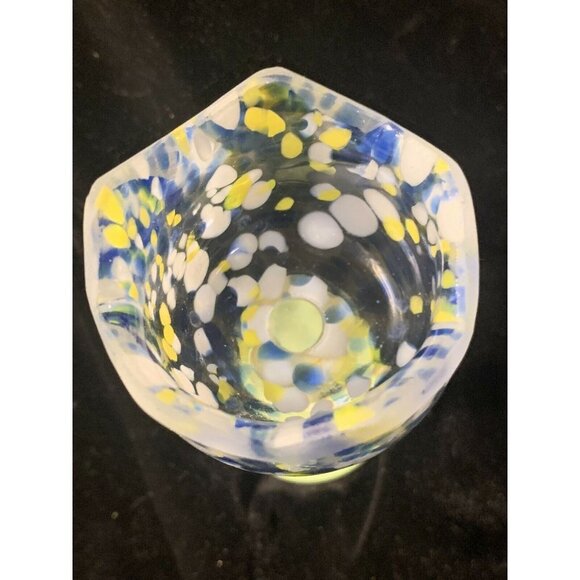 Cottage Chic Shabby Style Metal Glass Tulip Flower Tea Light Candle Holder - Picture 6 of 10